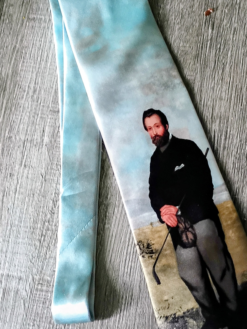 St.Andrew Golf Club Tie.Champ Thom Morris 1800s Museum Artifacts Silk Hand Made